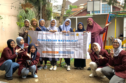 Kolaborasi Universitas Telkom & Lihai Preschool: Penerapan Elemen Grafis Interaksional untuk Optimalisasi Cognitive Playthings di Preschool